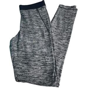CLIMARITE CUDDLEDUDS Extra Small Black Grey Heather Leggings Pajama Bottoms